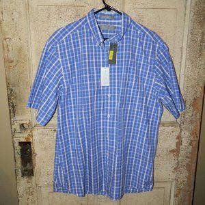 Daniel Cremieux Signature Collection Short Sleeve Shirt Size L NWT (K-1)